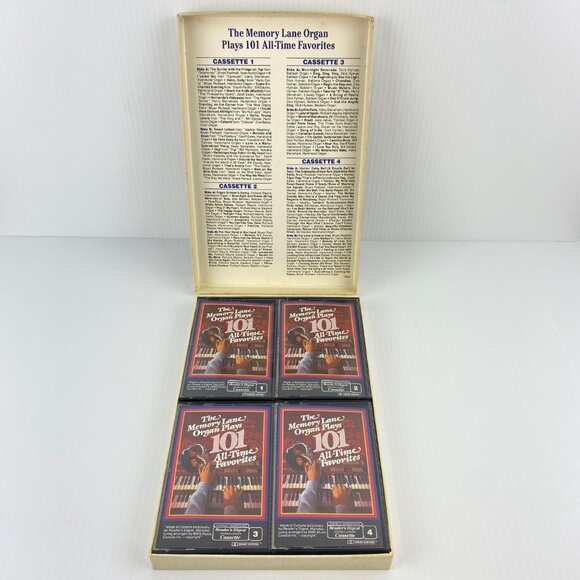 Readers Digest The Memory Lane Organ Plays Vintage 4 Cassette Boxed Set - Picture 3 of 9
